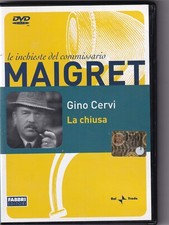 LE INCHIESTE DEL COMMISSARIO MAIGRET LA CHIUSA DVD Gino Cervi M08728