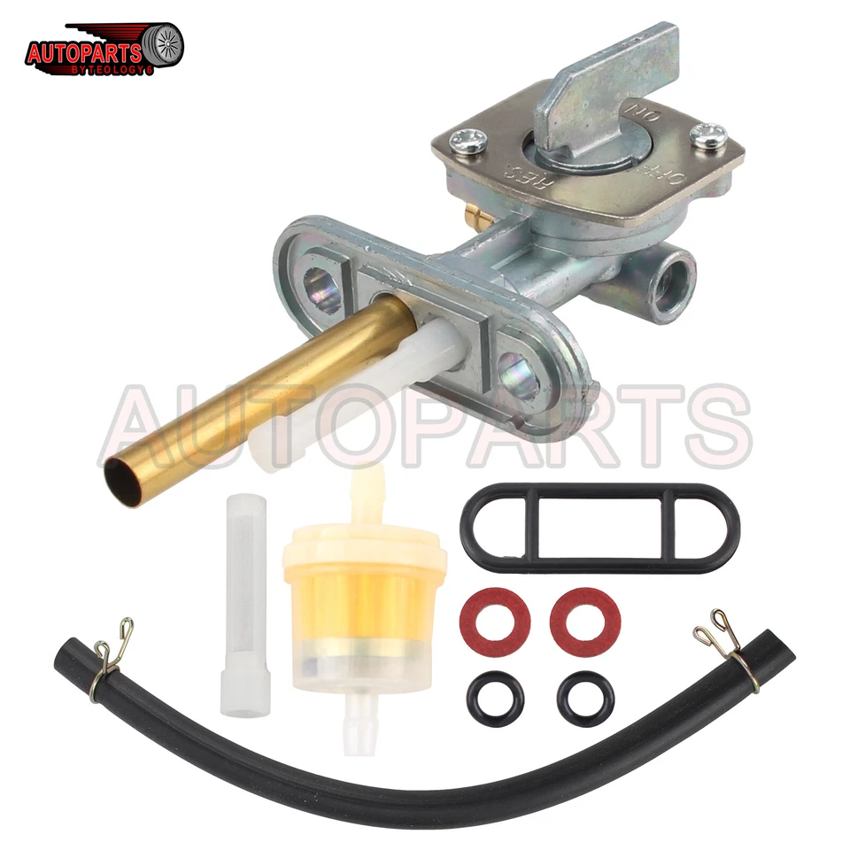 Petcock Fuel Tank Switch Valve Hose Pipe For Yamaha Big Bear 400 YFM400 2000-12 - Image 2 of 4