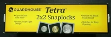 25 Guardhouse 2x2 Tetra Snaplocks Silver Round 39mm Coin Capsules Holders