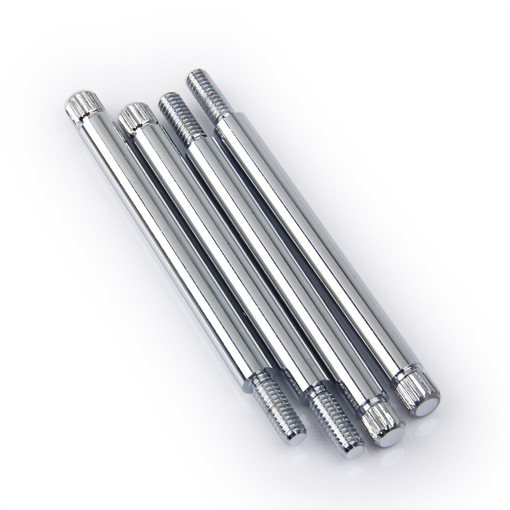 4"Long Chrome Valve Cover TBar Hold Down Wing Nuts Bolts Studs 1/420