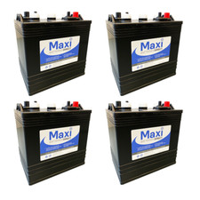 4 x Maxi T125 6V Deep Cycle Batteries – Alternative to Trojan & US Battery