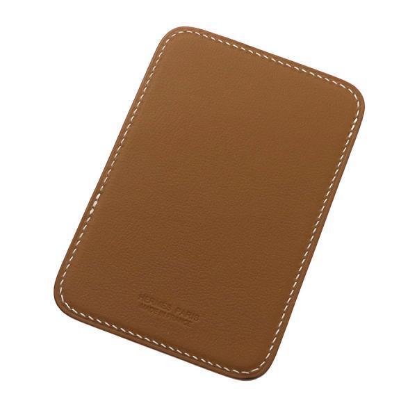 HERMES Card Holde MagSafe mors Magsafer Card Case Vo Swift Brown