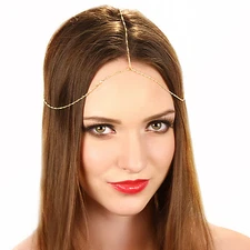 Kristin Perry Dainty Chain Grecian Headpiece Boho Hippie