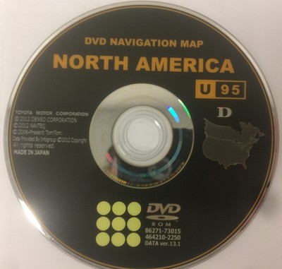 Toyota Lexus Navigation Map DVD 86271-73015 DATA Ver. 13.1 U95 | eBay