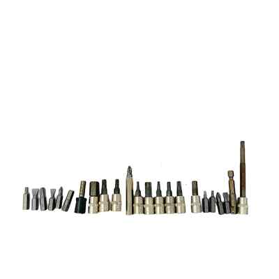 23 Pcs Chrome Vanadium HW 6 T-25 T-30 Male Torx Plus Drive Socket Bit Set