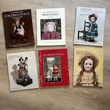 6 Vtg DOLL MAKERS WORKBOOK: Mildred Seeley, FRENCH, GERMAN, CHILDREN, BISQUE Lot