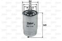 Valeo 587715 Kraftstofffilter FüR VW Audi Skoda
