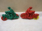 Auburn Motorcycle Toy Lot of 2 Vintage Auburn Rubber Co Triumph Norton Bsa Cool!