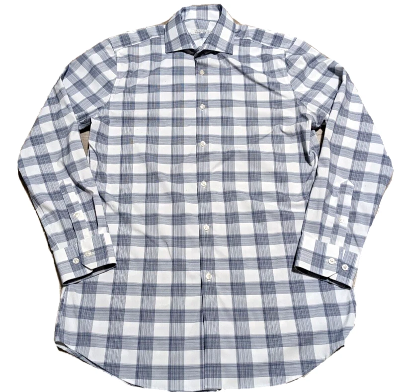 Perry ellis cheap white dress shirt