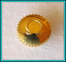 ORIGINAL OMEGA CROWN - Goldplated Dustproof - 4.50mm - NEW OLD STOCK - SWISS