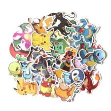 Pokemon Series Characters Themed 37 Pcs Sticker Decal Set