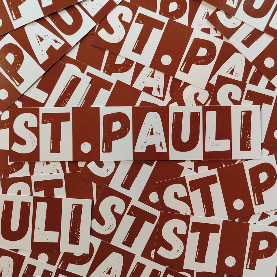 300x St. Pauli Aufkleber/ Sticker Mix/ Fußball Fanartikel/ PVC/ wetterfest - Bild 4 von 4