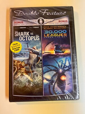 Mega Shark vs Giant Octopus & 30,000 Leagues Under the Sea DVD Widescreen