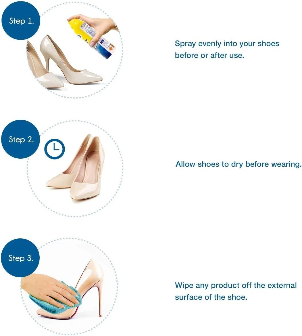 2 PACK Scholl Fresh Step Shoe Spray 2 X 100ml 5052197013405 eBay