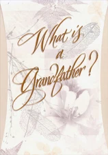 Designer Greetings What Is A Grandfather Die Cut Top Fold Birthday Card