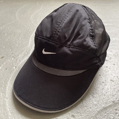 Vintage Nike Mesh Tailwind Style Small Swoosh Check Running Training Cap Hat