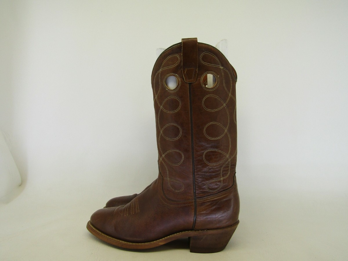 Wolverine Mens Size 9 EE Brown Leather Buckaroo Cowboy Western Boots Wolverine Mens Size 9 EE Brown Leather Buckaroo Cowboy  main image 2