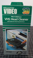 RECOTON Video 3D Pro Formula VHS Head Cleaner with Deluxe Cleaning Solution