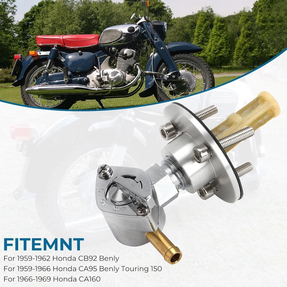 Tornillo de aluminio para Honda CB92 CA95 1959-1969 Benly y CA95 Dream 150 y CA160 EE. UU. Foto 4 de 4
