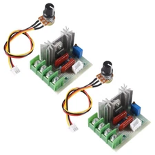 2PCS AC110-220V 2000W SCR Voltage Regulator Dimmer Motor Speed Controller Switch