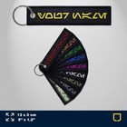 Llavero Aurebesh Personalizado - Etiqueta Llave Personalizada Bordada Jet Tag Vuelo