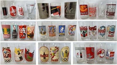 Coca Cola Gläser-Sets - Vintage - Sammelgläser
