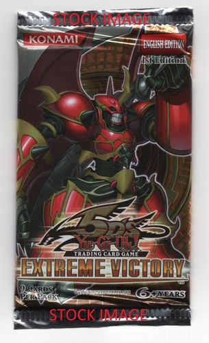 (500624) Yugioh Extreme Victory 5D'S 1st Edition Sealed Booster Pack