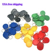 RFID 125KHz Writable Rewrite T5577 Keyfobs Proximity Access Tags 50 Pcs