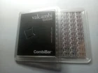 Valcambi CombiBar Silver Bars 100x1g 999 Fine- 100g Total Precious Metal