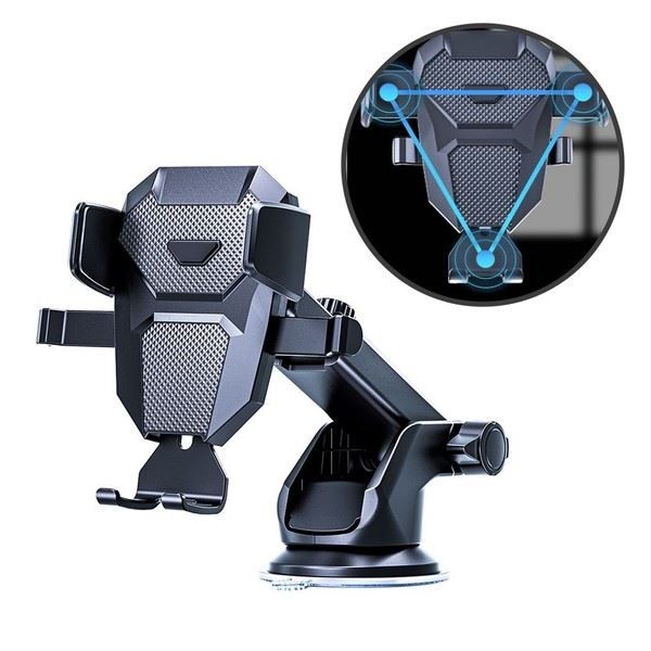 Eurowagens Car Saugfuß Handyhalter Tragbar Verstellbar Drehbar FüR Fahrzeuge-image