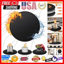 19.5" Fire Pit Mat for Solo Stove Mesa Tabletop Fire Pit, Fireproof Mat for S...