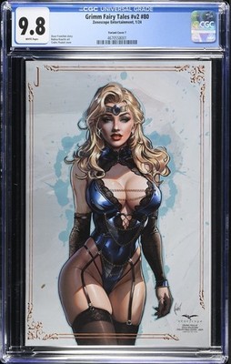 Grimm Fairy Tales #80 T CGC 9.8  Cedric Poulat Ltd 125 Zenescope Wildcard Cover