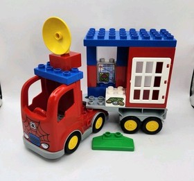 Lego Duplo Marvel Spider-Man Spider Truck & Trailer Incomplete Set 10608 Read!!!