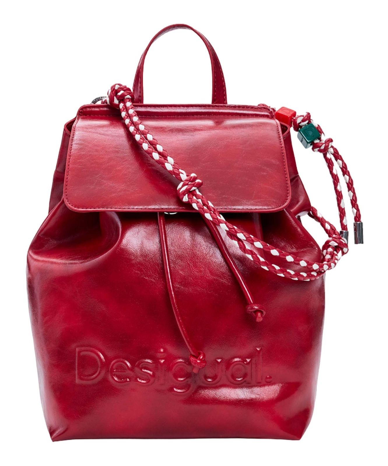 Desigual backpack Half Logo Luena Backpack Carmine
