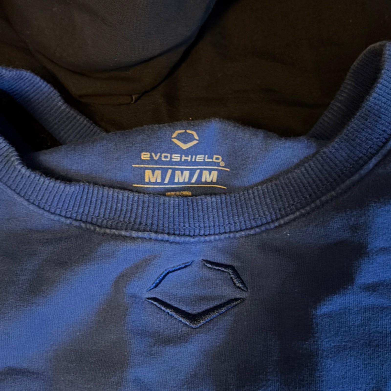 EvoShield Blue Pullover Crew Neck Sweatshirt Long… - image 3