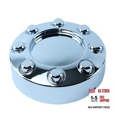 New Chrome Wheel Center Cap for 2005-2018 F250 F350 SRW Pickup Truck, Single