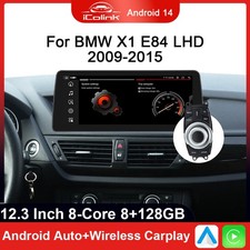 F�r BMW X1 E84 2009-2015 8-Kern 128GB Carplay Android 14 Autoradio GPS Navi WIFI