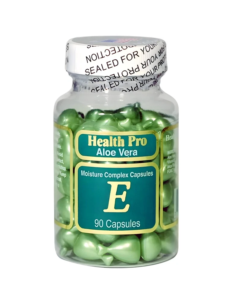 Nu-Health Aloe Vera y Vitamina E Aceite de Piel Complejo Hidratante 2 Botellas 2x90 Cápsulas Foto 2 de 3