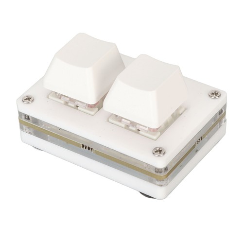 2 Key Gaming Keyboard Custom Diy Red Shaft Mini Mechanical Keypad With Rgb ESE - Picture 2 of 22