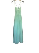 AZAZIE Women’s Long Dress Green size A4