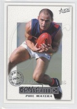 2001 Select Authentic AFL phil matera #178 0m0