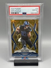 2025 Phoenix - Sam LaPorta Gold /10 PSA 10 Detroit Lions Winter Parallel
