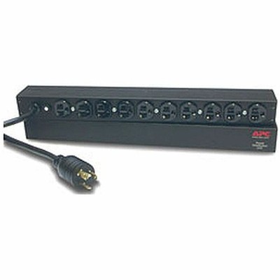APC NetShelter Basic 10-Outlet 1U 120V/20A Rack Mount PDU AP9564