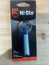 Ni-Glo Solar Gear Marker Atomic Blue No Battery Needed