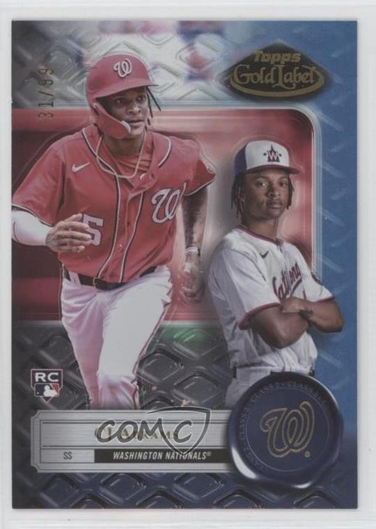 2022 Topps Gold Label Class 2 Blue 31/99 CJ Abrams #38 Rookie RC lz7