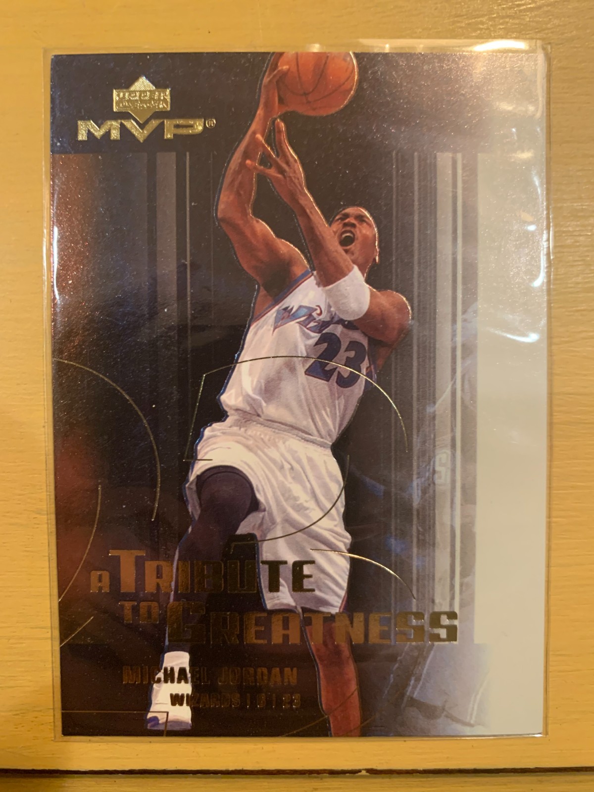 Michael Jordan 2003-04 UD MVP A Tribute to Greatness #MJ4 Washington Wizards HOF