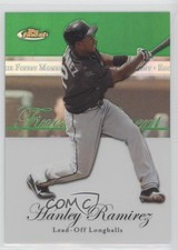 2007 Topps Finest Rookie Moments Green Refractor /199 Hanley Ramirez #RFM-HR 0l1