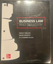 Business Law and Strategy 2nd Edition 2E Text...