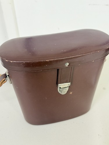 Estuche de transporte de cuero binocular Carl Zeiss 10x50 - Original vintage - Imagen 2 de 18