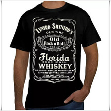 Lynyrd Skynyrd 'Florida Sour Mash Whiskey' Old Rock n' Roll T-Shirt, Size S-5XL